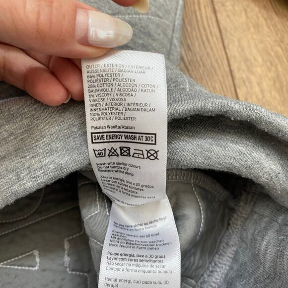 Ivy Park Pullover Sweater - Gray Logo - Women's Size L - Picture 4 of 6